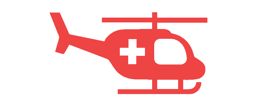 Air ambulance helicopter